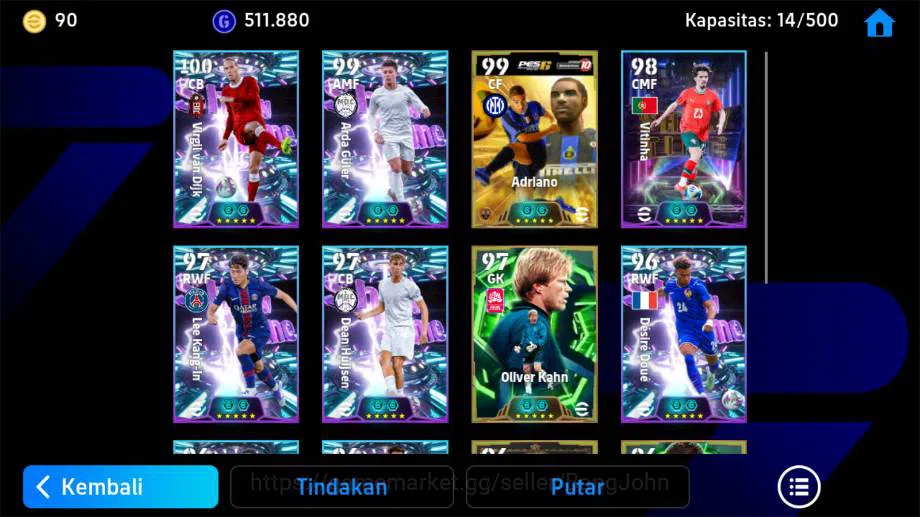 eFootball Accounts power 3175 | thuram epic, jhon osea legend, fletch image 3