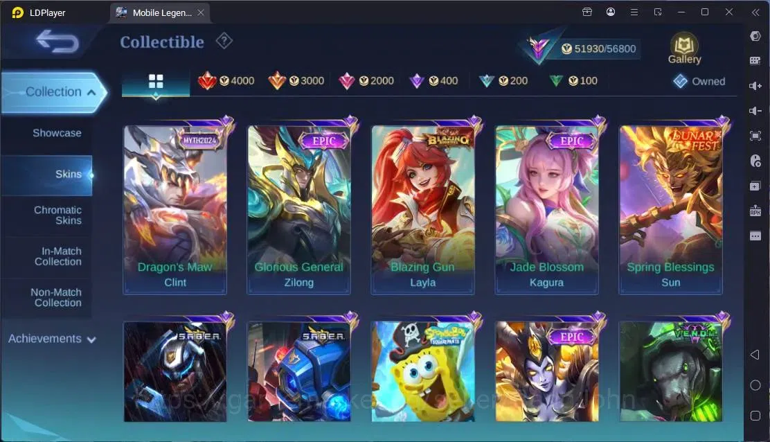 Mobile Legends: Bang Bang Accounts Collector Global |Hero117|Skin 220|Renowned|KOF Karina|Sanrio Floryn|CC Natalia|Meowkin 10
