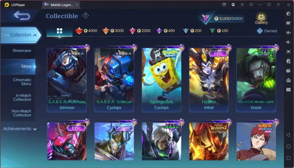 Mobile Legends: Bang Bang Accounts Collector Global |Hero117|Skin 220|Renowned|KOF Karina|Sanrio Floryn|CC Natalia|Meowkin 11