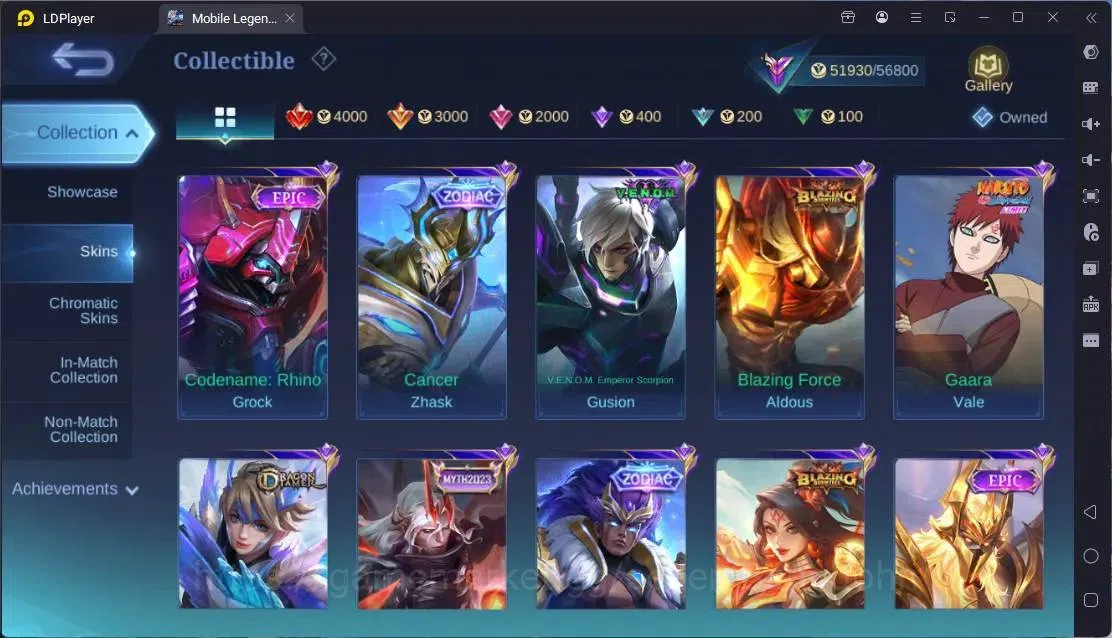 Mobile Legends: Bang Bang Accounts Collector Global |Hero117|Skin 220|Renowned|KOF Karina|Sanrio Floryn|CC Natalia|Meowkin 12