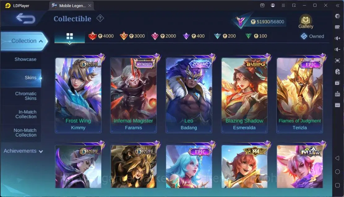 Mobile Legends: Bang Bang Accounts Collector Global |Hero117|Skin 220|Renowned|KOF Karina|Sanrio Floryn|CC Natalia|Meowkin 13