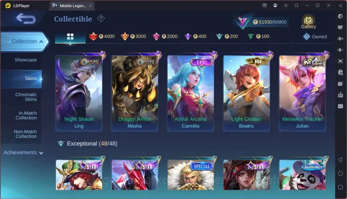 Mobile Legends: Bang Bang Accounts Collector Global |Hero117|Skin 220|Renowned|KOF Karina|Sanrio Floryn|CC Natalia|Meowkin 14