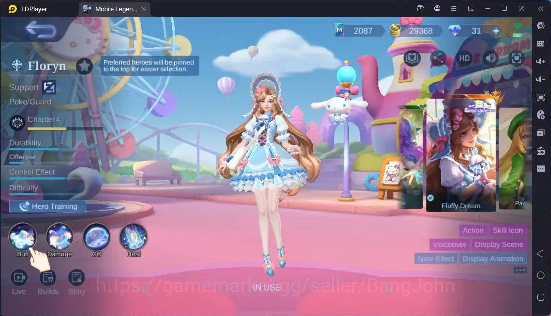 Mobile Legends: Bang Bang Accounts Collector Global |Hero117|Skin 220|Renowned|KOF Karina|Sanrio Floryn|CC Natalia|Meowkin 19