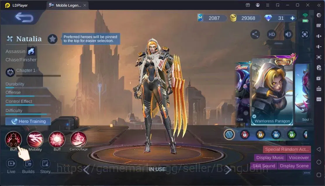 Mobile Legends: Bang Bang Accounts Collector Global |Hero117|Skin 220|Renowned|KOF Karina|Sanrio Floryn|CC Natalia|Meowkin 20