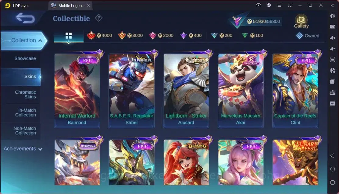 Mobile Legends: Bang Bang Accounts Collector Global |Hero117|Skin 220|Renowned|KOF Karina|Sanrio Floryn|CC Natalia|Meowkin 9