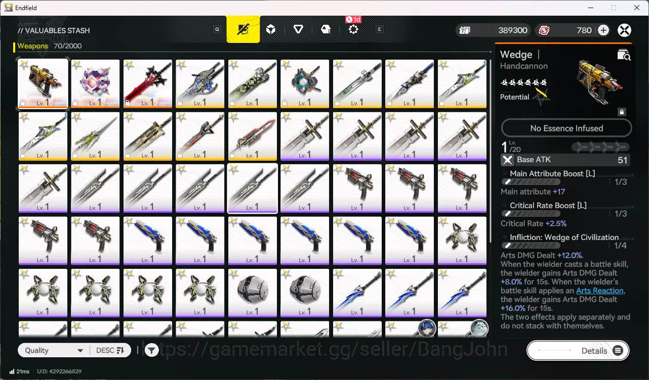 Arknights: Endfield Accounts ASIA | starter tangtang + Pogranichnik + 3 Weapons B6  | for sign n detail check SS AKE164B 5
