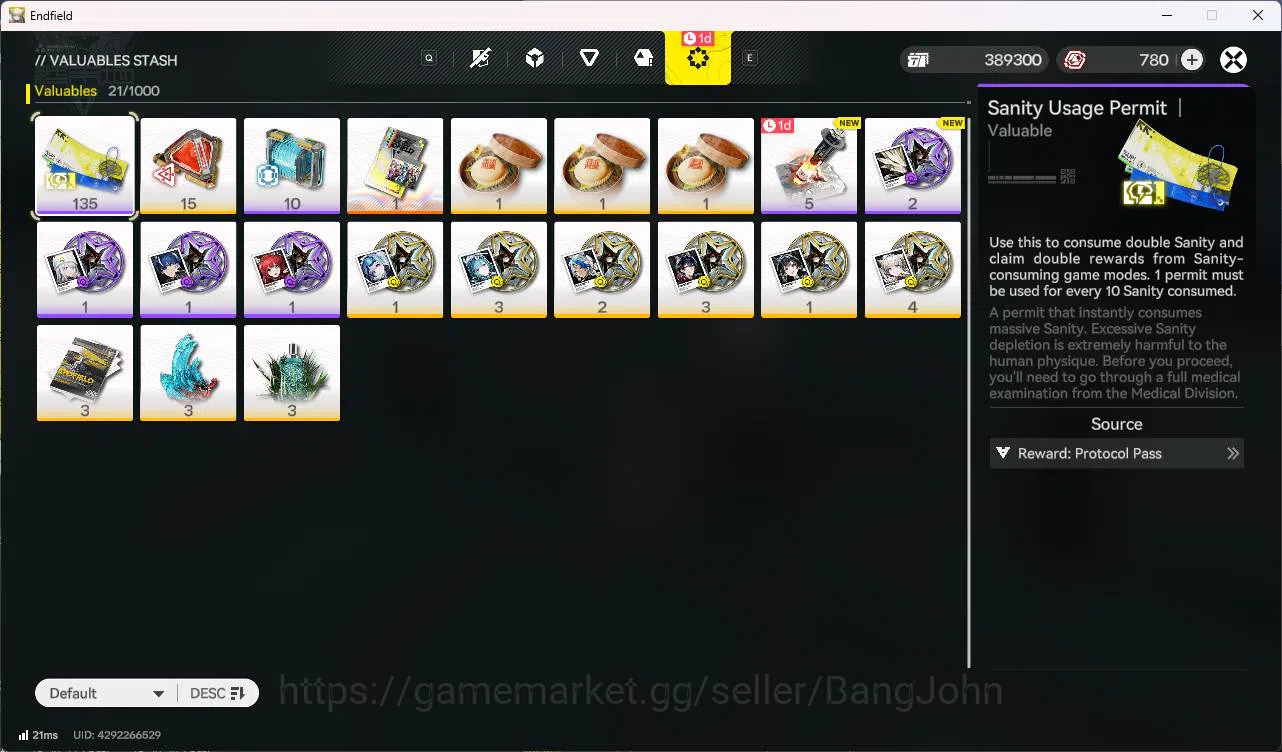 Arknights: Endfield Accounts ASIA | starter tangtang + Pogranichnik + 3 Weapons B6  | for sign n detail check SS AKE164B 9