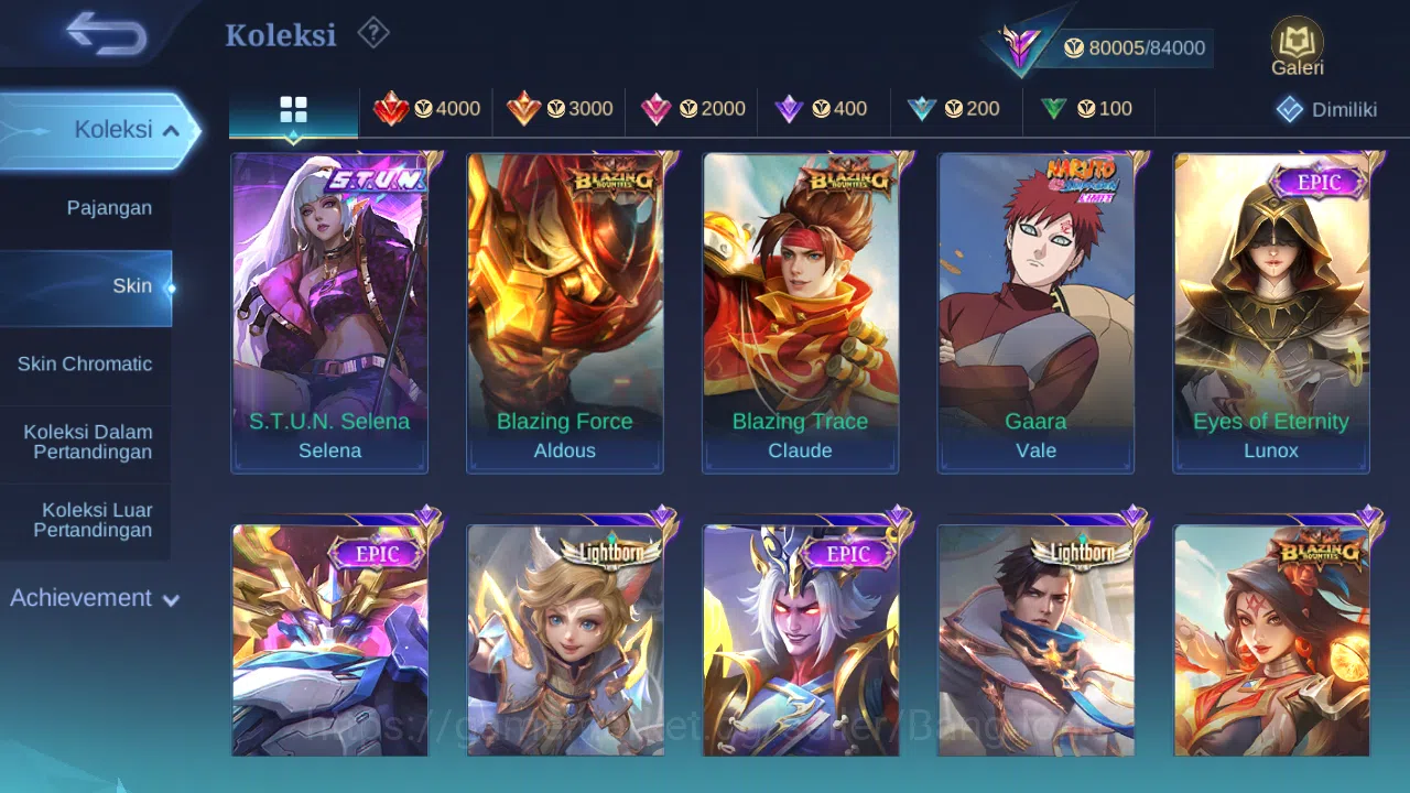 Mobile Legends: Bang Bang Accounts Hero 131 Skin 291 | Legend Gusion | Aspirant Layla image 11