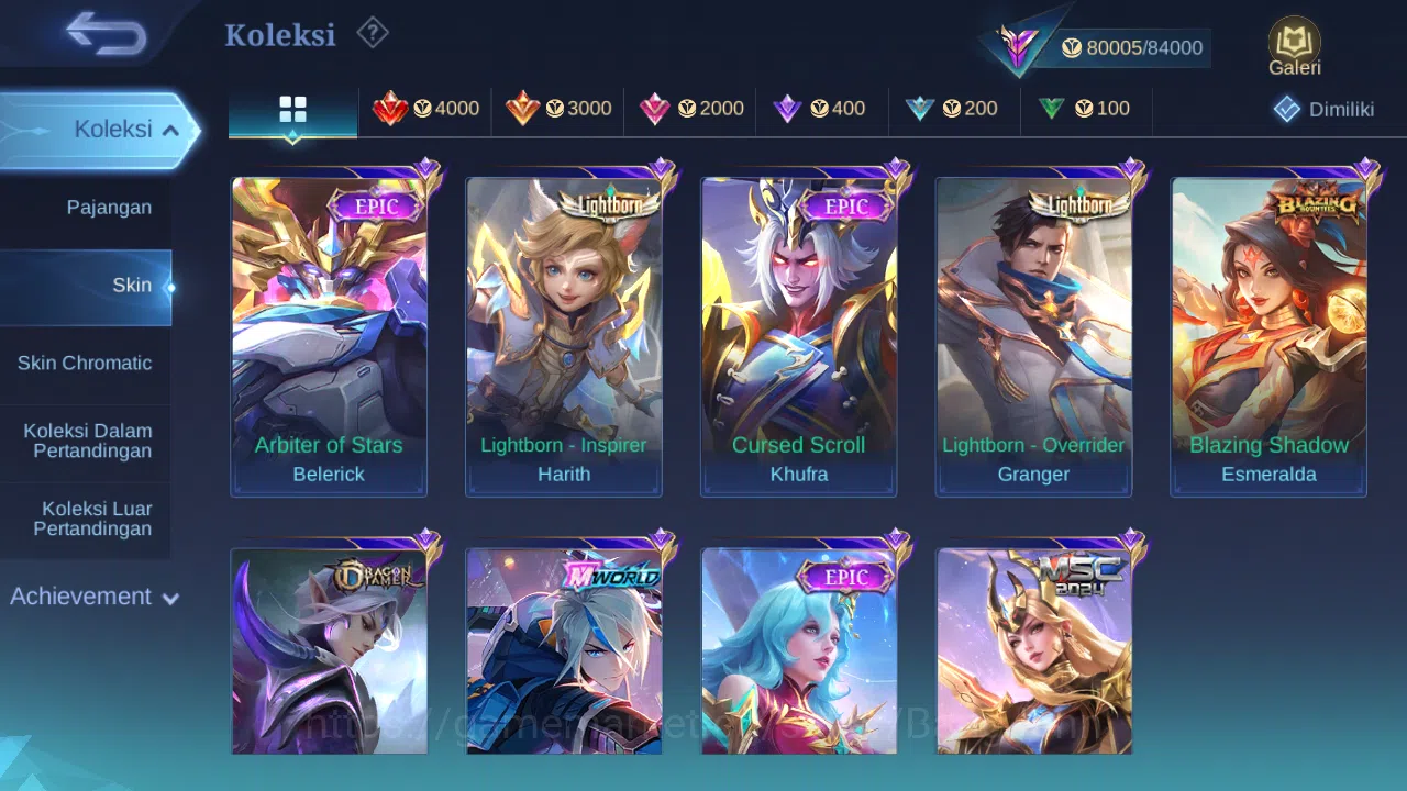 Mobile Legends: Bang Bang Accounts Hero 131 Skin 291 | Legend Gusion | Aspirant Layla image 12