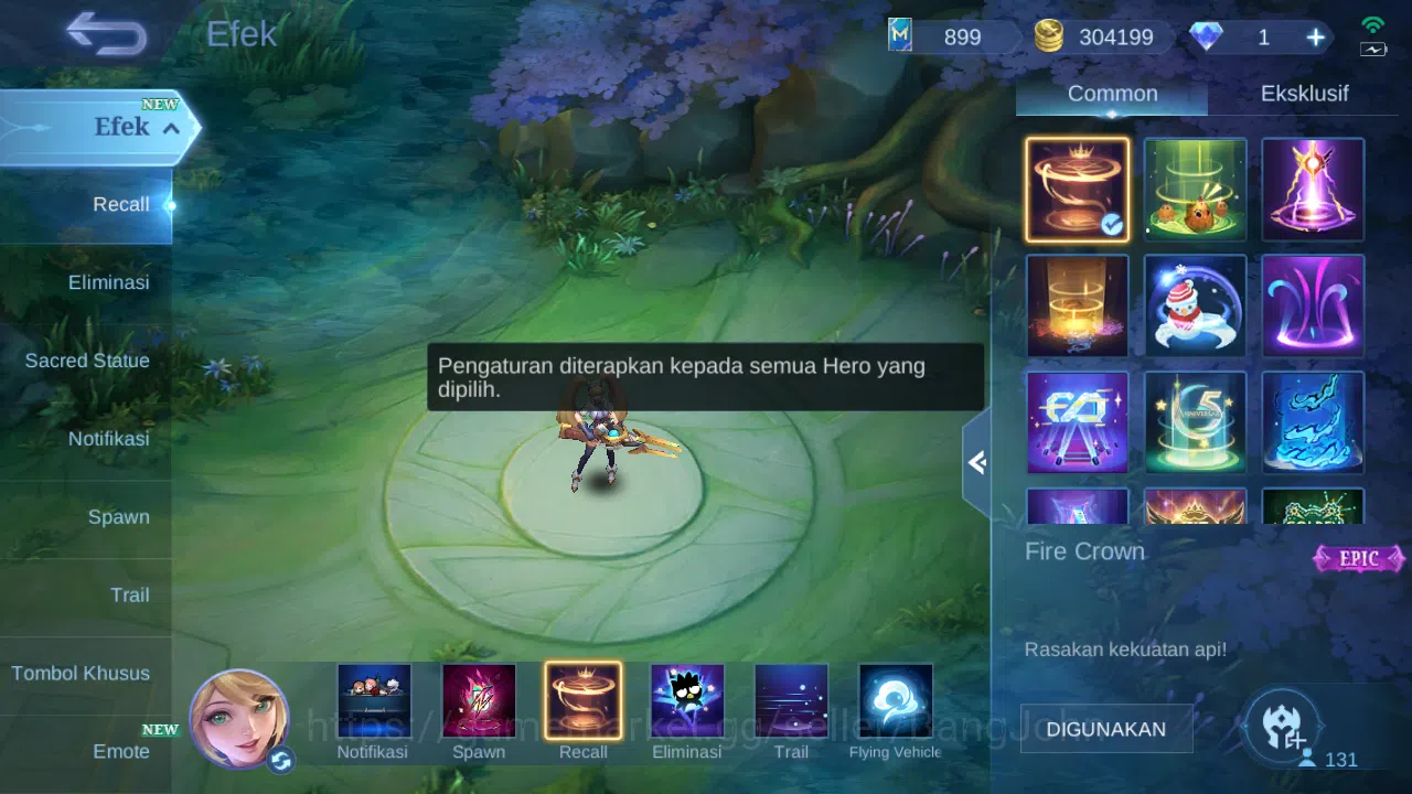 Mobile Legends: Bang Bang Accounts Hero 131 Skin 291 | Legend Gusion | Aspirant Layla image 15
