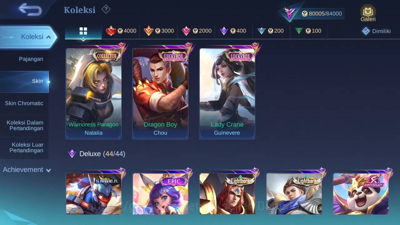 Mobile Legends: Bang Bang Accounts Hero 131 Skin 291 | Legend Gusion | Aspirant Layla image 4