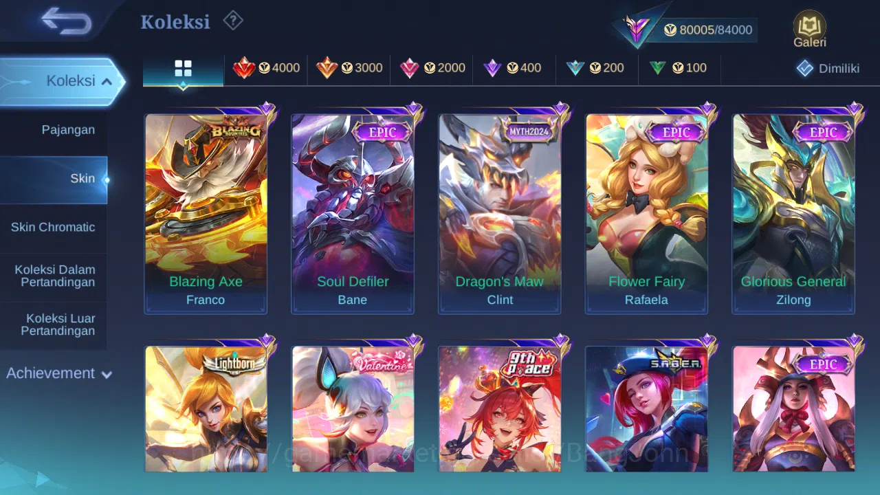 Mobile Legends: Bang Bang Accounts Hero 131 Skin 291 | Legend Gusion | Aspirant Layla image 6