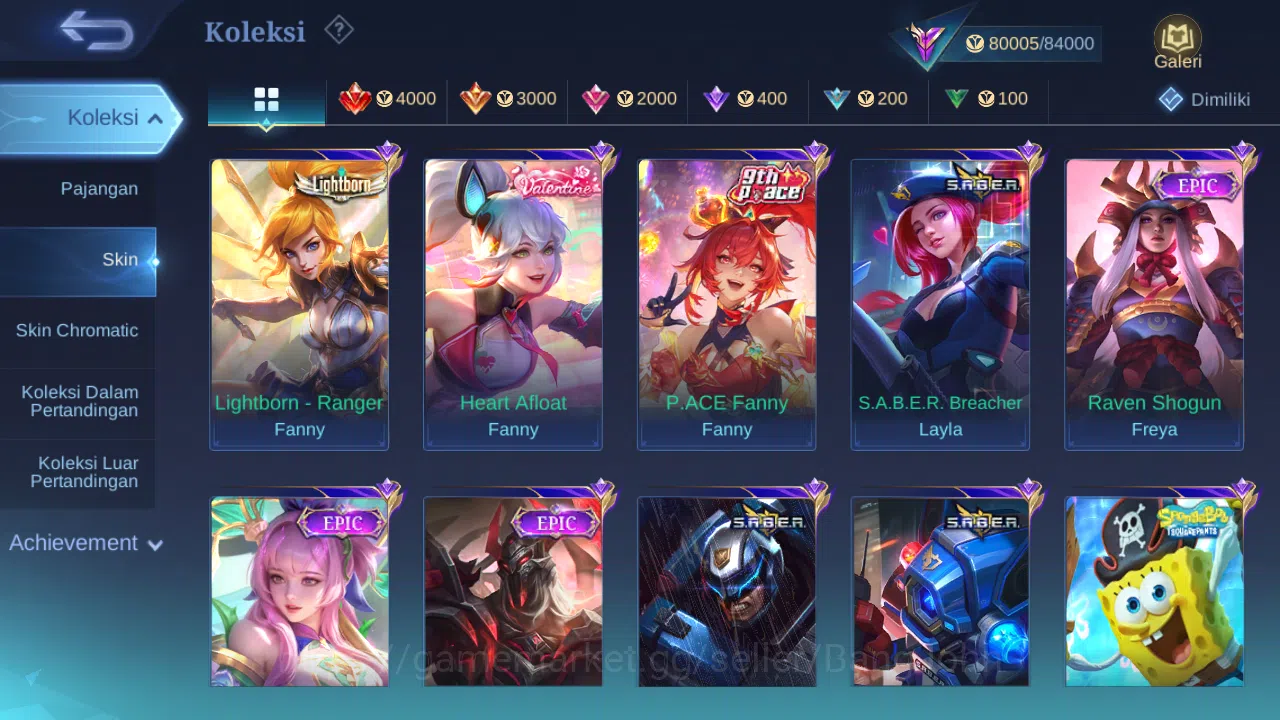 Mobile Legends: Bang Bang Accounts Hero 131 Skin 291 | Legend Gusion | Aspirant Layla image 7
