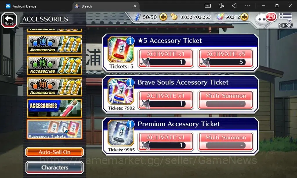 Bleach: Brave Souls Accounts [GLOBAL]50K Orb|Rukia 10th Anniv,TYBW26[Yukio,Riru image 16