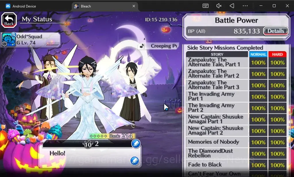 Bleach: Brave Souls Accounts [GLOBAL]50K Orb|Rukia 10th Anniv,TYBW26[Yukio,Riru image 5