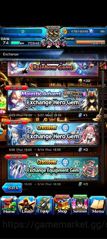 Grand Summoners Accounts Global|Rank 74|16 Ascend+ 5 TW|[Inumuta,Ubel,Frier image 11