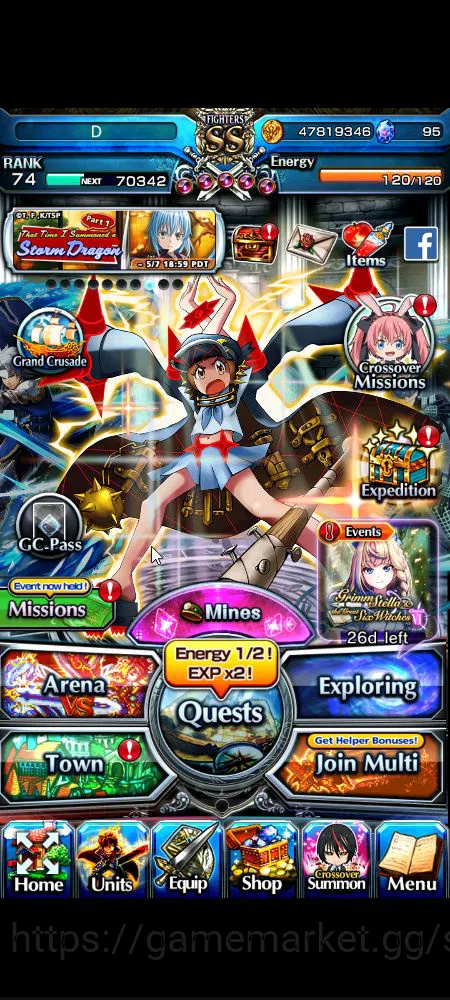 Grand Summoners Accounts Global|Rank 74|16 Ascend+ 5 TW|[Inumuta,Ubel,Frier image 14