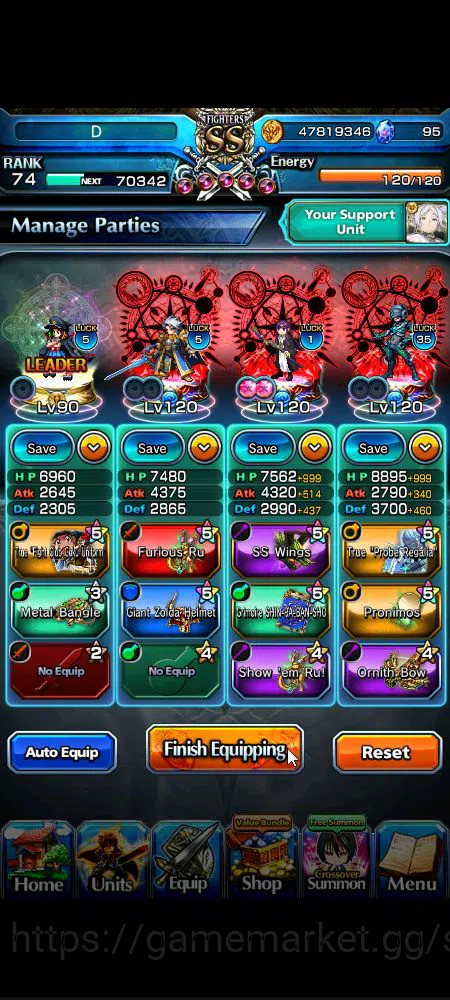 Grand Summoners Accounts Global|Rank 74|16 Ascend+ 5 TW|[Inumuta,Ubel,Frier image 17