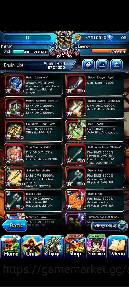 Grand Summoners Accounts Global|Rank 74|16 Ascend+ 5 TW|[Inumuta,Ubel,Frier image 9
