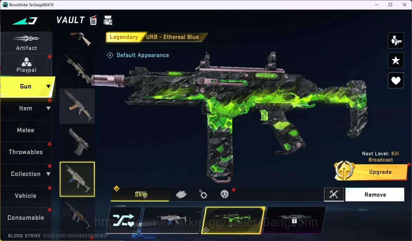 Blood Strike Accounts ASIA | Collab MCX - EVA-00 | 5 Legendary Gun | Col image 3