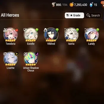Epic Seven Accounts Starter Global Unverif|Starter 2ML [Lisette,Urban Shadow Choux]|PoH+Bless ON|Stigma|Stove(ES1006Z)