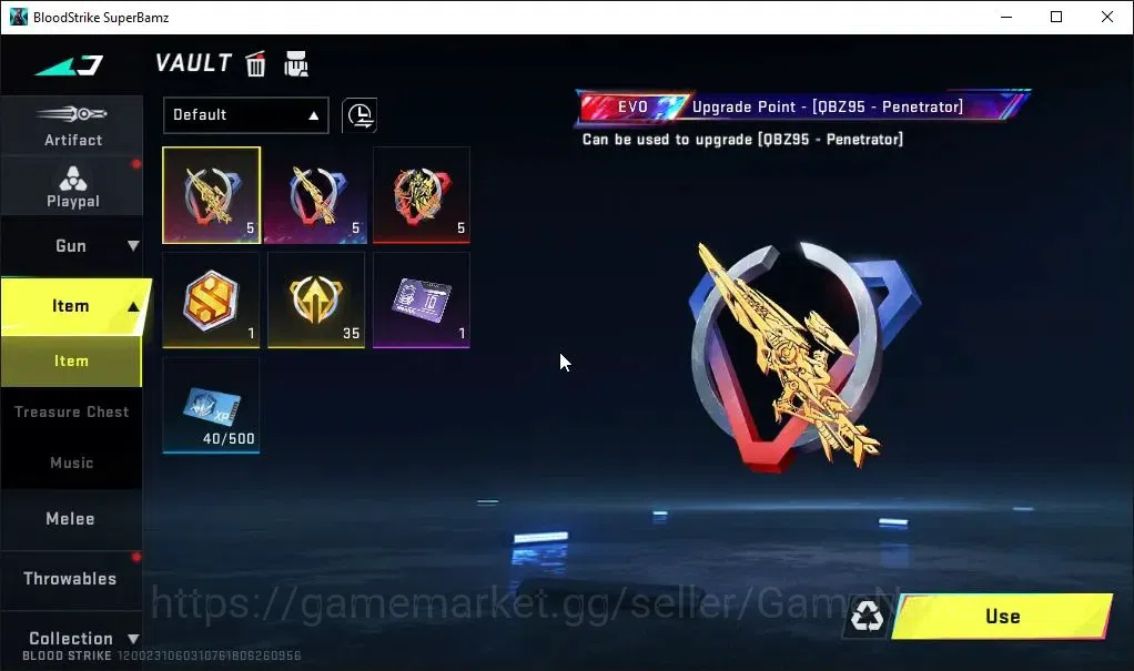 Blood Strike Accounts ASIA|Fresh Starter|Melee ULTRA Lightblade-Dark For image 8