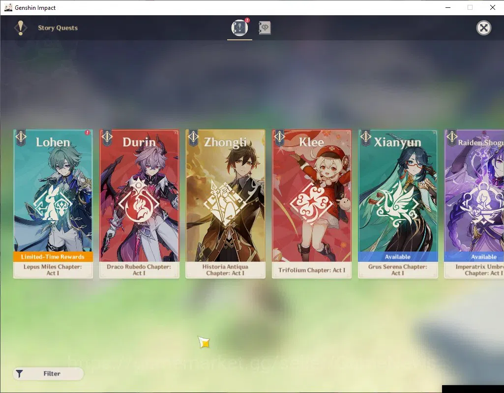 Genshin Impact Accounts ASIA|AR 53|5 Limited + 3(*5 Weapon)|Nefer,Nahida,N image 15