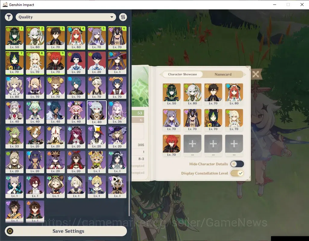 Genshin Impact Accounts ASIA|AR 53|5 Limited + 3(*5 Weapon)|Nefer,Nahida,N image 2