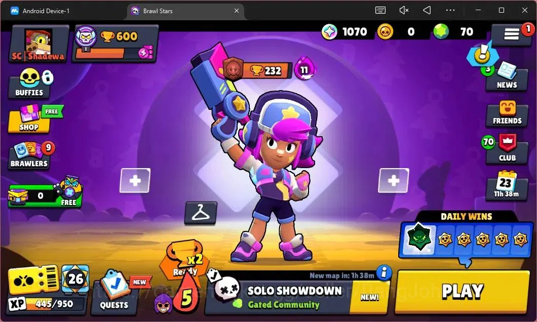 Brawl Stars Accounts Global|600 Thropy|15 Brawler|3 Max Hypercharge(She image 1