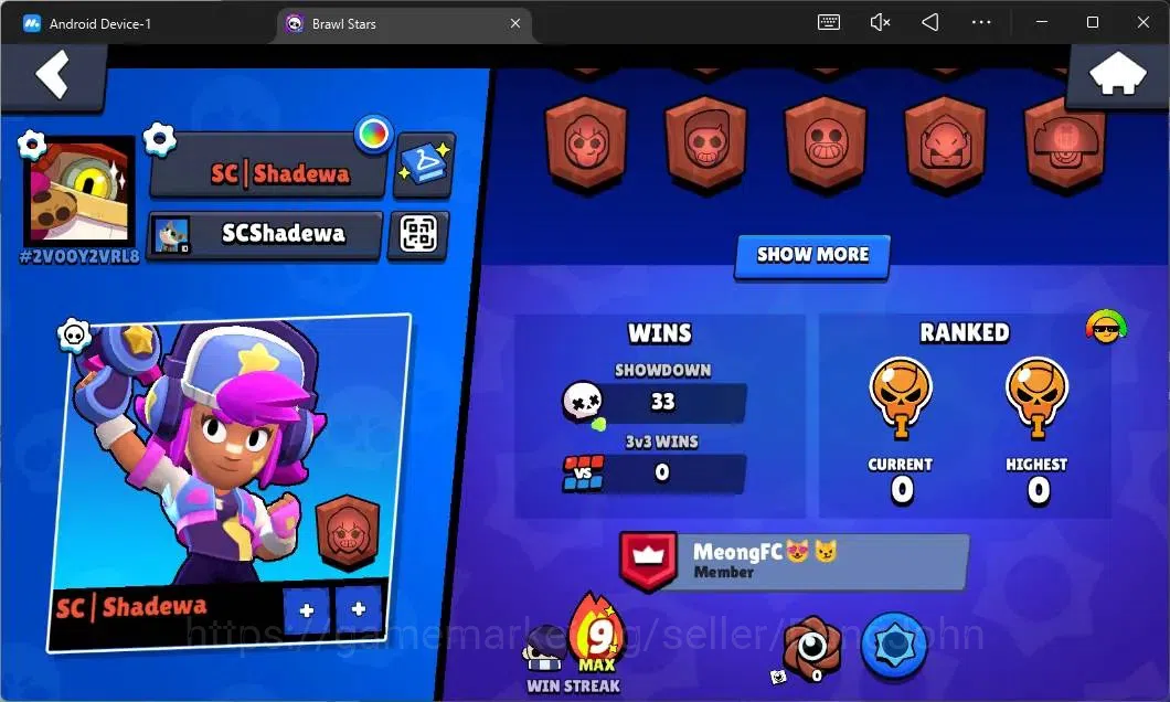 Brawl Stars Accounts Global|600 Thropy|15 Brawler|3 Max Hypercharge(She image 3