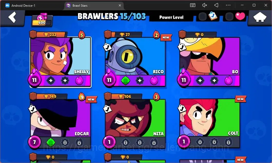 Brawl Stars Accounts Global|600 Thropy|15 Brawler|3 Max Hypercharge(She image 5