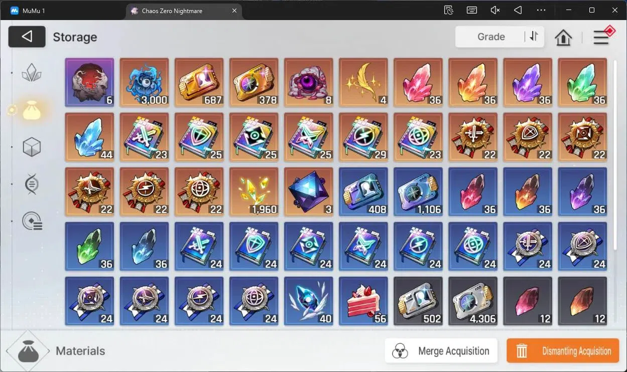 Chaos Zero Nightmare Accounts ASIA | Lv54 | 6 SSR | Heidemarie ME 2 | Selector O image 6