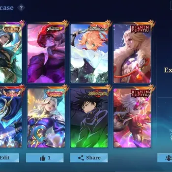 Mobile Legends: Bang Bang Accounts Collector Global|131Hero|Skin341|Exalted|LEGEND Gusion|KOF Chou Guinevere Karina|KISHIN