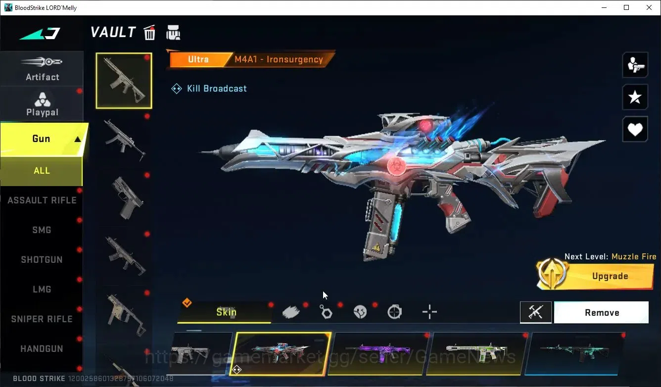 Blood Strike Accounts ASIA| MELEE ButerFly Knife-SYNTH Wave+ 4 ULTRA[Bit image 6