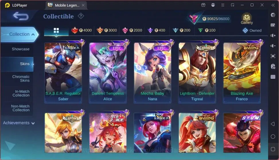 Mobile Legends: Bang Bang Accounts Global|Hero132|Skin305|Exalted|Collector Alpha|Pri image 11