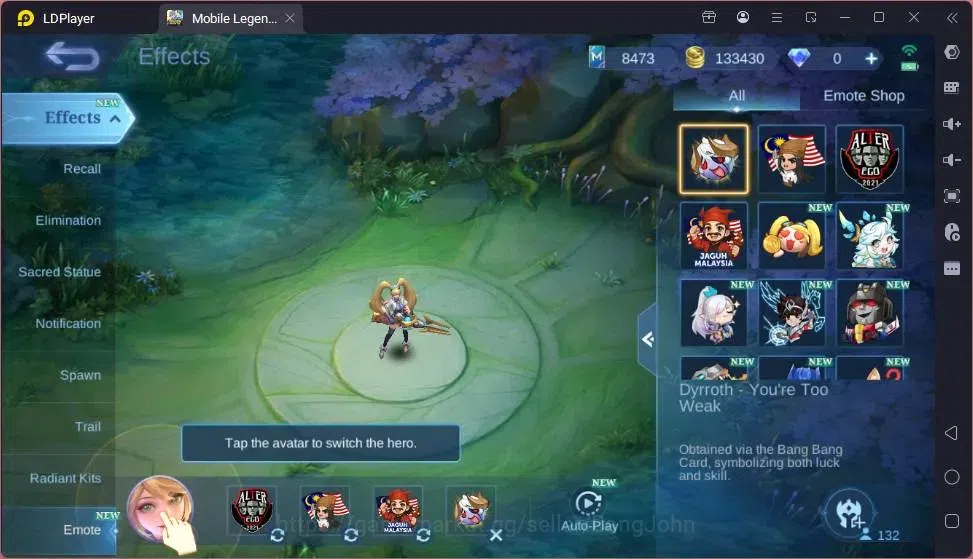 Mobile Legends: Bang Bang Accounts Global|Hero132|Skin305|Exalted|Collector Alpha|Pri image 2