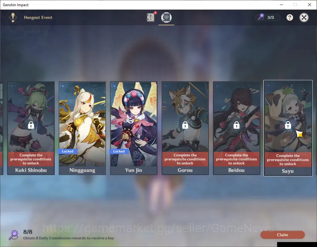 Genshin Impact Accounts ASIA|AR 43|Rate On|3 Limited + 2 (*5Weapon)|Ayaka, image 18