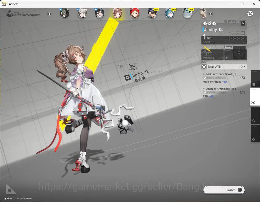 Arknights: Endfield Accounts ASIA |starter fresh Rossi, Ardelia. WP 6s 2, more  image 2
