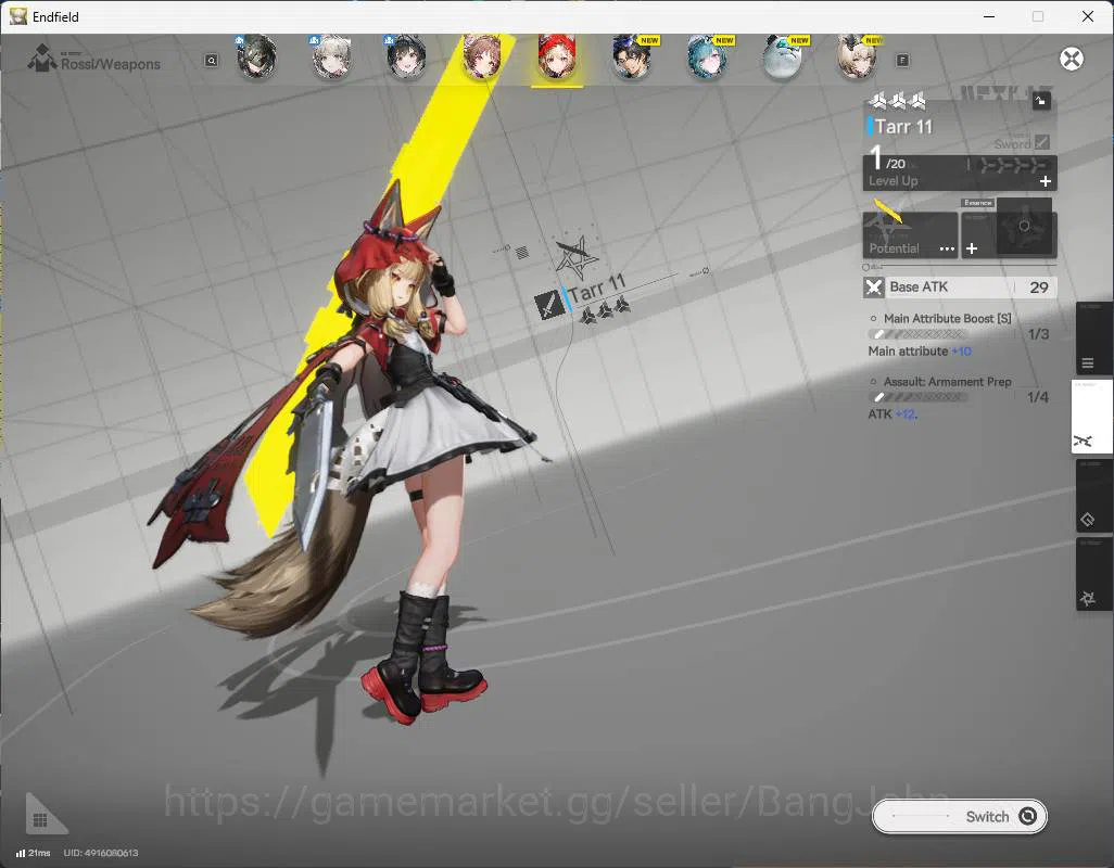 Arknights: Endfield Accounts ASIA |starter fresh Rossi, Ardelia. WP 6s 2, more  image 3