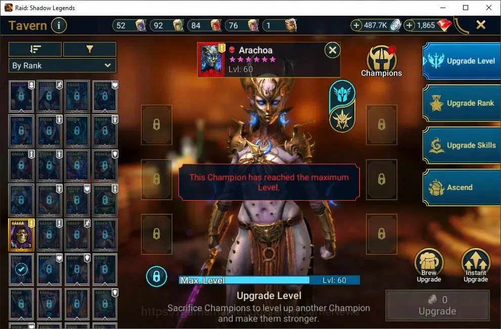 Raid: Shadow Legends Accounts Mid-Game Lv29 582K Power|1 Mythic(Arachoa)+18 17