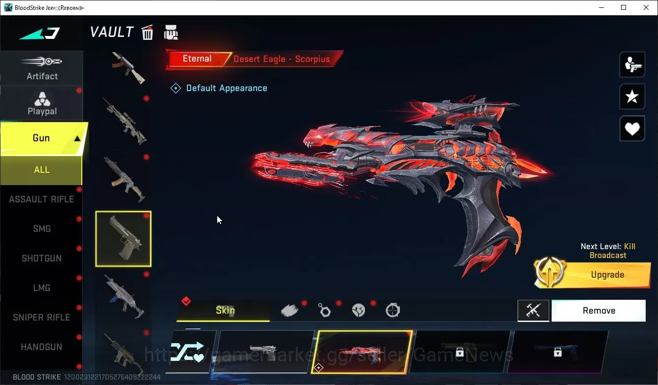 Blood Strike Accounts Collab Skin Asia|Eternal MP7 TideSong,DeAgle+Melee Staff|Collab AOT Female Titan,OPM SKS,Ethan,+Many 1