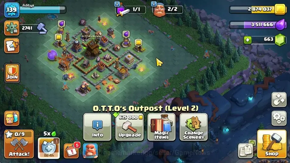 Clash of Clans Accounts Others TH 13-BH 9|LV 139|HH 7|BK 60,AQ 66,GW 41,MP 30,RC 14|BM 20,BC 15|663 Gem|CN OFF|Take 7