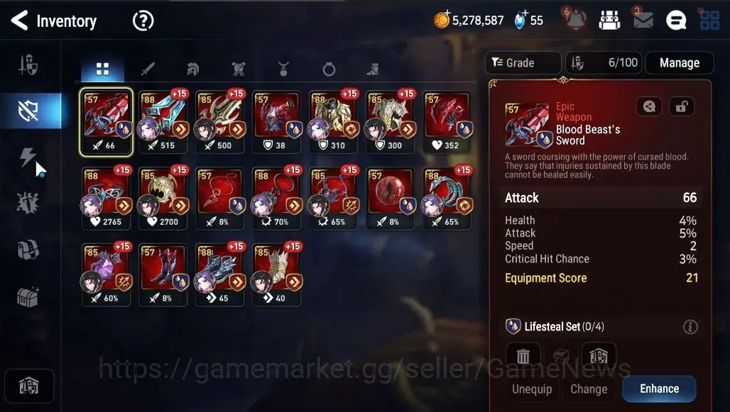 Epic Seven Accounts GLOBAL Unverif|NewEra|3 ML(Rhinna&Luciella,AYufine image 15