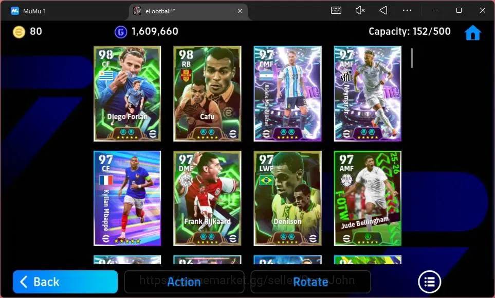 eFootball Accounts ANDROID|PW 3140|Epc Diego Forlan|Epc Cafu|SHW Mess image 5