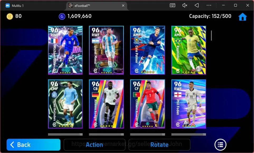 eFootball Accounts ANDROID|PW 3140|Epc Diego Forlan|Epc Cafu|SHW Mess image 6