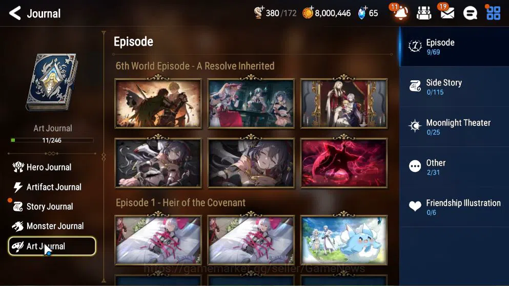 Epic Seven Accounts GLOBAL Unverif|New Era|4 ML(Salome, NC Landy)+ Set image 16