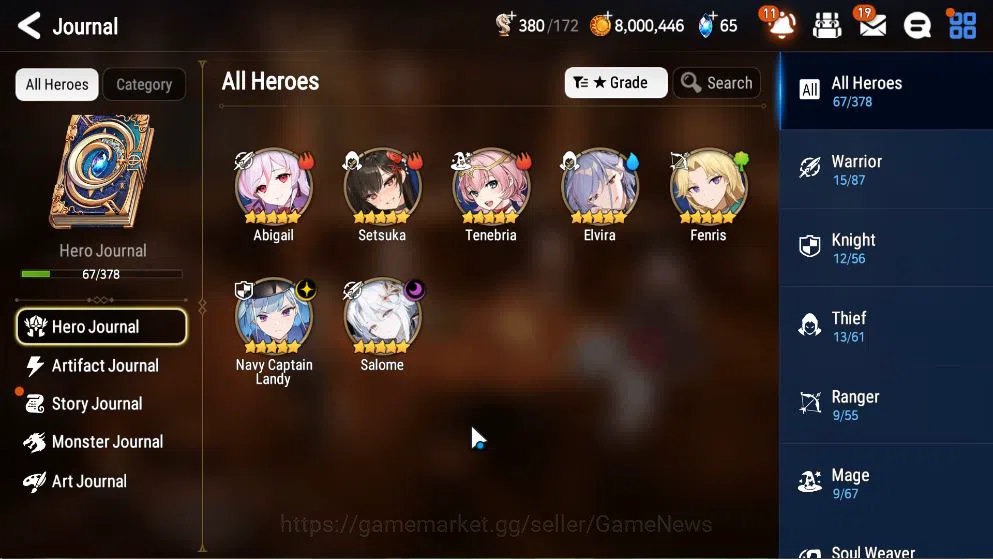 Epic Seven Accounts GLOBAL Unverif|New Era|4 ML(Salome, NC Landy)+ Set image 20