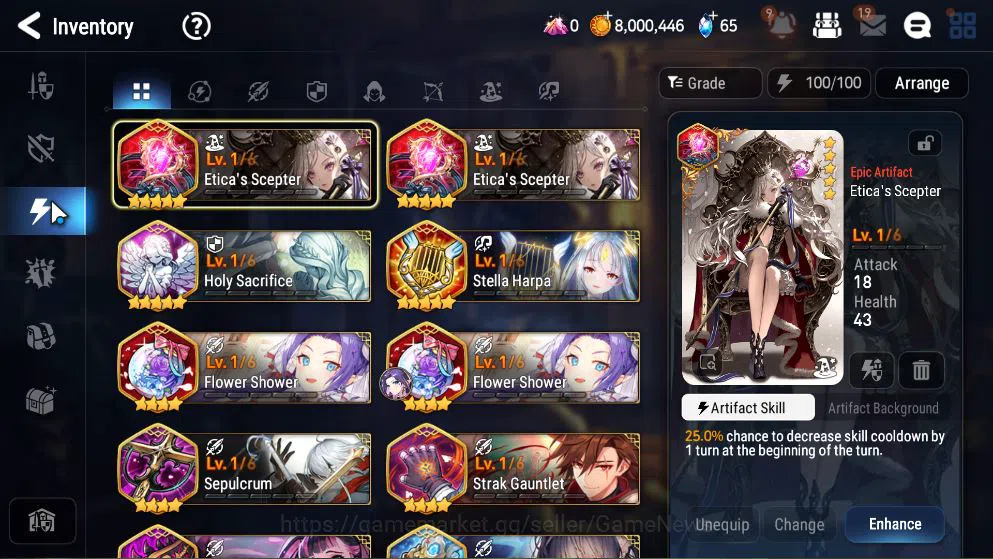 Epic Seven Accounts GLOBAL Unverif|New Era|4 ML(Salome, NC Landy)+ Set image 8