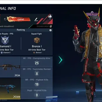 Blood Strike Accounts Collab Skin ASIA |1 AOT: M4A1|1 AOT Striker: Katya|1 Ultra Gun|1 Ultra Striker|6 Legendary Guns|2