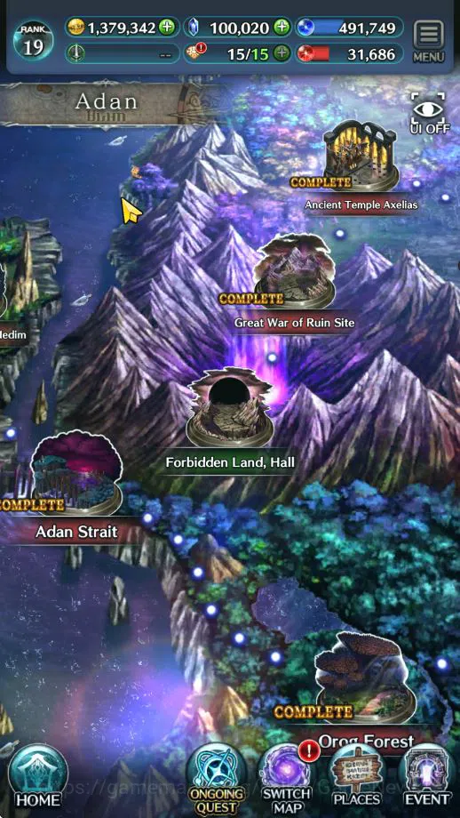 Last Cloudia Accounts Mid‑Game GLOBAL Rank 19|100K Cryst|Collab (Benimaru,Hinata)+TopTierUnit (G.Ilaha,Megius,Arkh,Gorm 7